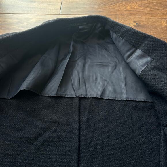 Ermenegildo Zegna cashmere sport coat jacket collar button front large - Picture 10 of 15